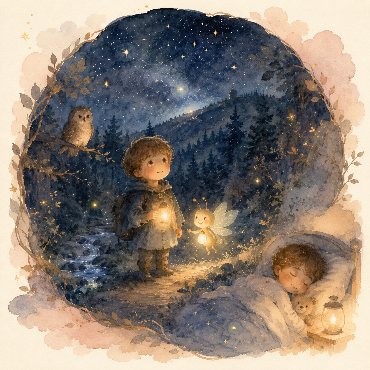 Magiczna noc w lesie cover artwork